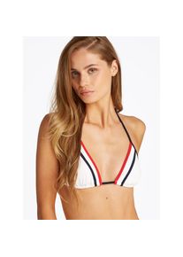 Tommy Hilfiger Swimwear Triangel-Bikini-Top &raquo;TRIANGLE RP&laquo; mit farbigen B&auml;ndern wei&szlig;, Gr&ouml;&szlig;e XS (34)
