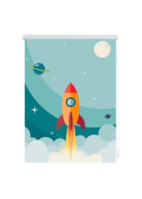 LICHTBLICK ORIGINAL Rollo &raquo;Klemmfix, ohne Bohren&laquo; blickdicht Blendschutz Sichtschutz mit Bohren/ohne Bohren freih&auml;ngend