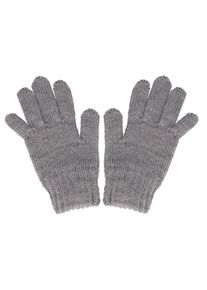 MaxiMo Strickhandschuhe Fingerhandschuhe, Wolle, w&auml;rmend, atmungsaktiv, basic, bequem grau, Gr&ouml;&szlig;e 7