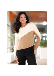 Classic Basics Rundhalspullover &raquo;Pullover&laquo; gelb, Gr&ouml;&szlig;e 56