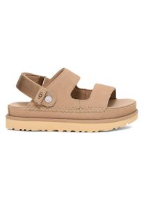 UGG Australia UGG Plateausandale &raquo;GOLDENSTAR GLIDE&laquo; , Clog, Mule, Sommerschuh mit weichem Fu&szlig;bett beige, Gr&ouml;&szlig;e 8 (39)