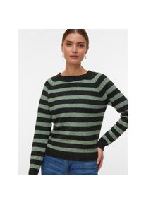 V&eacute;ro Moda Vero Moda Rundhalspullover &raquo;VMDOFFY LS O-NECK BLOUSE GA NOOS&laquo; Materialmix, regular fit