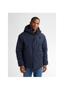 PETROL INDUSTRIES Funktionsparka mit Kapuze mit Logo Stickerei blau, Gr&ouml;&szlig;e S