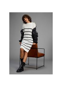 Laura Scott Strickkleid Ohne Taschen mit Zopfstrickmuster und Zierkn&ouml;pfen - NEUE KOLLEKTION