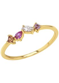 Amor Fingerring &raquo;2037230/-31/-32/-33/-34&laquo; mit Zirkonia (synth.) lila, Gr&ouml;&szlig;e 52