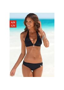 s.Oliver Triangel-Bikini &raquo;Tonia&laquo; mit herausnehmbaren Cups, im Nacken zu binden, im R&uuml;cken zu schlie&szlig;en schwarz, Gr&ouml;&szlig;e 32