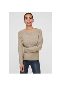 V&eacute;ro Moda Vero Moda Rundhalspullover &raquo;VMDOFFY&laquo; in melierter Optik beige, Gr&ouml;&szlig;e XL