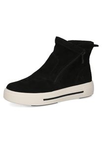 Caprice Sneaker , Herbstboots mit Zierrei&szlig;verschluss an der Au&szlig;enseite schwarz, Gr&ouml;&szlig;e 42