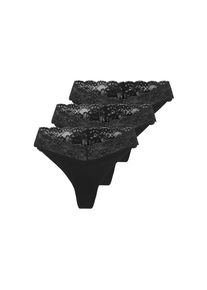 Only Tanga &raquo;ONLCHLOE LACE S.S THONG 3-PACK ACC&laquo; Packung, 3 Stk.