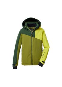 Killtec Skijacke &raquo;KSW 192 BYS SKI JCKT&laquo; Wind- und wasserdichte Kinder Skijacke mit verstellbarer Kapuze gr&uuml;n, Gr&ouml;&szlig;e 116