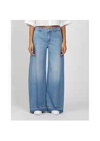 Gang Weite Jeans &raquo;94MONA&laquo; mit weitem Bein und offenen Saumabschluss blau, Gr&ouml;&szlig;e 31