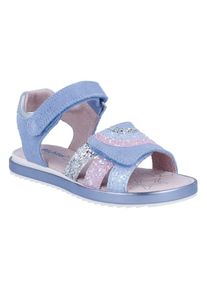 Richter Sandale &raquo;Romea WMS: mittel&laquo; Glitzersandale mit weicher Innensohle, Gr&ouml;&szlig;enschablone zum Download silberfarben, Gr&ouml;&szlig;e 27