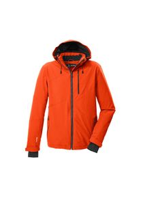 Killtec Skijacke &raquo;KSW 24 MN SKI JCKT&laquo; Atmungsaktive, wasser- u. winddichte Funktionsjacke, abnehmbare Kapuze orange, Gr&ouml;&szlig;e S