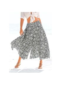 Lascana Hosenrock mit Alloverdruck, Culotte, extraweites Bein blau, Gr&ouml;&szlig;e 36