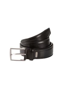 MONTI Synthetikg&uuml;rtel &raquo;WIEN&laquo; 3, 5 cm breit, Klassisch-Business, k&uuml;rzbar, bis Gr. 150 cm schwarz, Gr&ouml;&szlig;e 120