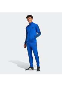 adidas Sportswear Trainingsanzug &raquo;M 3S TR TT TS&laquo; 2 Stk. Basic 3-Streifen Trikot blau, Gr&ouml;&szlig;e XXL