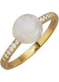 Firetti Fingerring &raquo;Schmuck Geschenk Silber 925 Damenring Ring&laquo; mit Mondstein, Zirkonia (synth.) bunt, Gr&ouml;&szlig;e 60