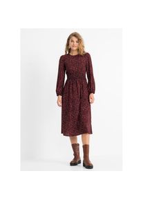 bonprix Midikleid &raquo;Midikleid mit Blumenprint&laquo; Midikleid mit Blumenprint rot, Gr&ouml;&szlig;e 50