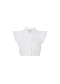 N&uuml;bler N&uuml;bler Dirndlbluse &raquo;Dirndlbluse kurzarm Carla&laquo; wei&szlig;, Gr&ouml;&szlig;e 32