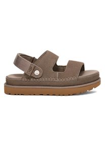 UGG Australia UGG Plateausandale &raquo;GOLDENSTAR GLIDE&laquo; , Clog, Mule, Sommerschuh mit weichem Fu&szlig;bett grau, Gr&ouml;&szlig;e 5 (36)