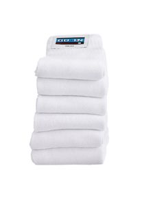 GO IN Tennissocken Packung, 6 Stk. tlg. mit geripptem Schaft wei&szlig;, Gr&ouml;&szlig;e 27-30