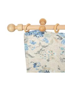 SN DECO GROUP Gardinenstange &raquo;Giro&laquo; 1 l&auml;ufig-l&auml;ufig Fixma&szlig; 28 mm, Holz, verschiedenen L&auml;ngen und Farbe, Komplettset