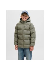 Jack & Jones Jack & Jones Junior Steppjacke &raquo;JJELEMENTS PU PUFFER JNR&laquo; mit Kapuze gr&uuml;n, Gr&ouml;&szlig;e 176