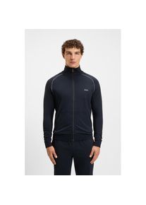 BOSS Sweatjacke &raquo;Mix&Match Jacket Z&laquo; mit Kontrastnaht am &Auml;rmel blau, Gr&ouml;&szlig;e XL (54)