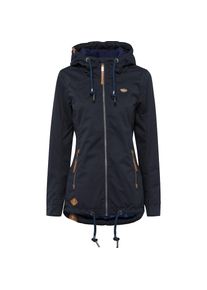Ragwear Funktionsjacke &raquo;ZUZKA&laquo; mit Kapuze stylische &Uuml;bergangs-Outdoor-Jacke Water repellent coating blau, Gr&ouml;&szlig;e XS