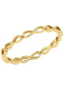 Amor Fingerring &raquo;Infinity/Unendlichkeitsschleife&laquo; goldfarben, Gr&ouml;&szlig;e 56