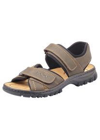 Rieker Riemchensandale , Sommerschuh, Klettschuh, Outdoorschuh, mit Klettriemchen braun, Gr&ouml;&szlig;e 40