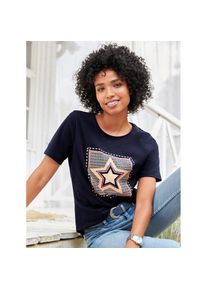 Heine T-Shirt &raquo;T-Shirt&laquo; 1 Stk. blau, Gr&ouml;&szlig;e 40