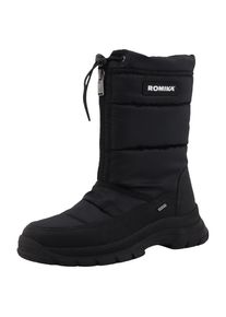 Romika Winterstiefel , Keilabsatz, Schlupfstiefel mit wasserabweisender ROMITEX-Membran schwarz, Gr&ouml;&szlig;e 36