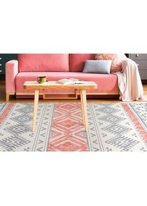 my home Teppich &raquo;Darius&laquo; rechteckig 10 mm H&ouml;he Hoch-Tief, Pastell, Wohnzimmer