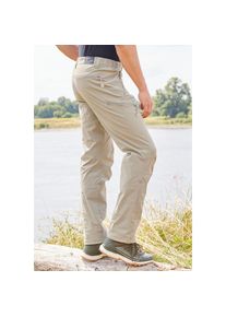 John Devin Trekkinghose l&auml;nge der Hose mit Kn&ouml;pfen verstellbar beige, Gr&ouml;&szlig;e 50