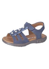 Ricosta Sandalette &raquo;Clara WMS: mittel&laquo; , Sandale mit Klett, WMS-System, Leder, Gr&ouml;&szlig;enschablone zum Download blau, Gr&ouml;&szlig;e 26