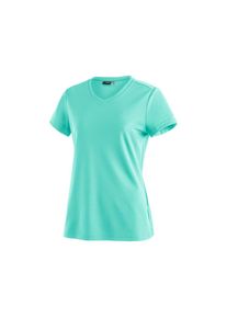 Maier Sports Funktionsshirt &raquo;Trudy&laquo; Damen T-Shirt, Kurzarmshirt f&uuml;r Wandern und Freizeit blau, Gr&ouml;&szlig;e 36