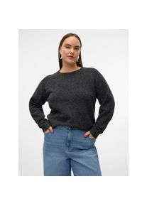 Vero Moda Curve Rundhalspullover &raquo;VMCDOFFY LS O-NECK BLOUSE GA NOOS CUR&laquo; schwarz, Gr&ouml;&szlig;e M