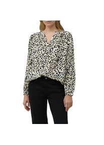 s.Oliver Klassische Bluse mit All-Over Print wei&szlig;, Gr&ouml;&szlig;e 36
