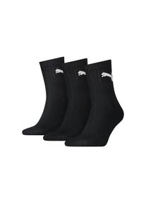 Puma Sportsocken &raquo;short crew&laquo; 3 Stk. tlg. gepolsterte Frottee-Sohle, atmungsaktiv schwarz, Gr&ouml;&szlig;e 43-46