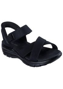 Skechers Sandale &raquo;EASY GOING-SOMEWHERE SUNNY&laquo; , Schlupfschuh, Plateausandale mit Slip-ins Funktion schwarz, Gr&ouml;&szlig;e 35
