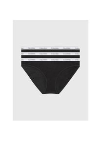 Calvin Klein Underwear Bikinislip &raquo;3 PACK BIKINI (LOW-RISE)&laquo; 3 Stk. Low Rise mit Logobund schwarz, Gr&ouml;&szlig;e L (40)
