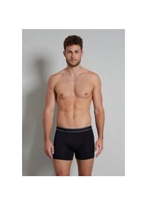 Tom Tailor Lange Unterhose &raquo;Vancouver&laquo; 2er Pack, 2 bequem, eng, elastisch, basic, Logobund schwarz, Gr&ouml;&szlig;e 4S