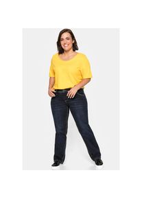 sheego Stretch-Jeans 1 Stk. blau, Gr&ouml;&szlig;e 44