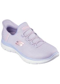 Skechers Slip-On Sneaker &raquo;SUMMITS-DIAMOND DREAM&laquo; Schlupfschuh, Freizeitschuh mit praktischer Slip-Ins Funktion lila, Gr&ouml;&szlig;e 42