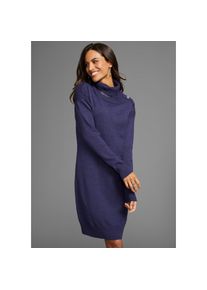 Laura Scott Strickkleid mit Rollkragen und Zierkn&ouml;pfen lila, Gr&ouml;&szlig;e 42