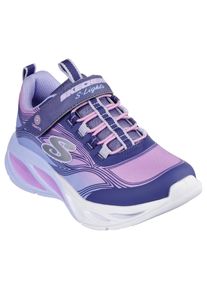 Skechers Sneaker &raquo;COSMIC GLOW LIGHTS&laquo; Klettschuh mit Glitzer, Gr&ouml;&szlig;enschablone zum Download bunt, Gr&ouml;&szlig;e 35