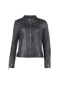 Maze Lederjacke &raquo;Lederjacke Lindsay&laquo; blau, Gr&ouml;&szlig;e S