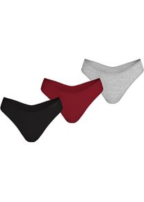 Calvin Klein Underwear Tanga &raquo;3 PACK THONG (LOW-RISE)&laquo; Packung, 3er-Pack, 3 Stk. mit Markenlabel schwarz, Gr&ouml;&szlig;e XL (42/44)