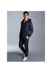 TRIGEMA Freizeitanzug &raquo;TRIGEMA Jogginganzug mit Kapuze und Rei&szlig;verschluss&laquo; 1 Stk. blau, Gr&ouml;&szlig;e XL